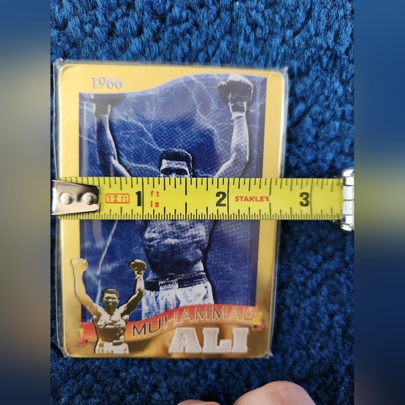 1995 Muhammad Ali Metal Impression Cards Set of 6 - Picture 6 of 6